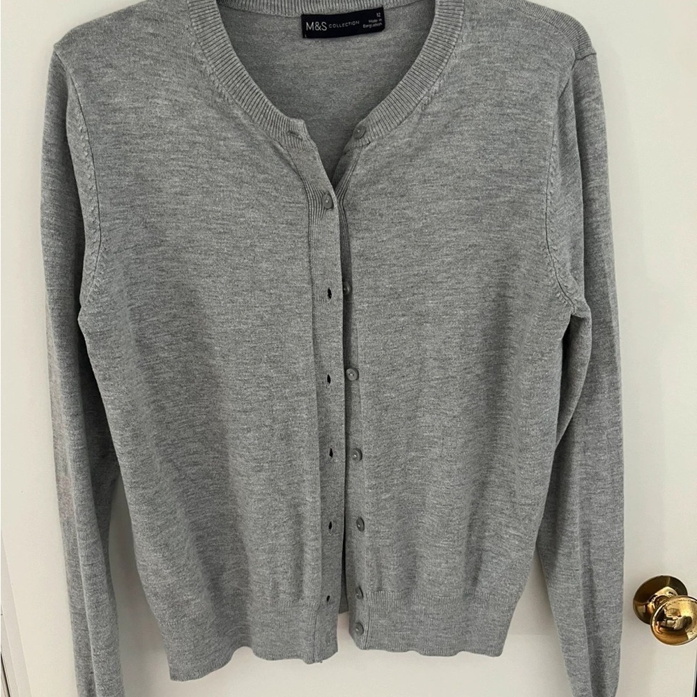 Grey cardigan- marks and Spencer’s